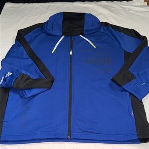 Lacoste Blue and Black Athletic Jacket